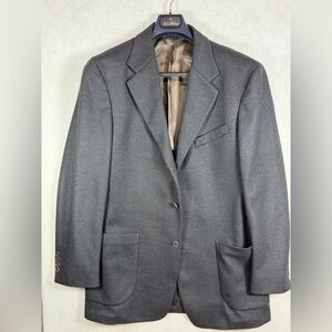 Beautiful Brooks Brothers 42L 100% Wool Unlined Gray Casual Trendy Sport Coat
